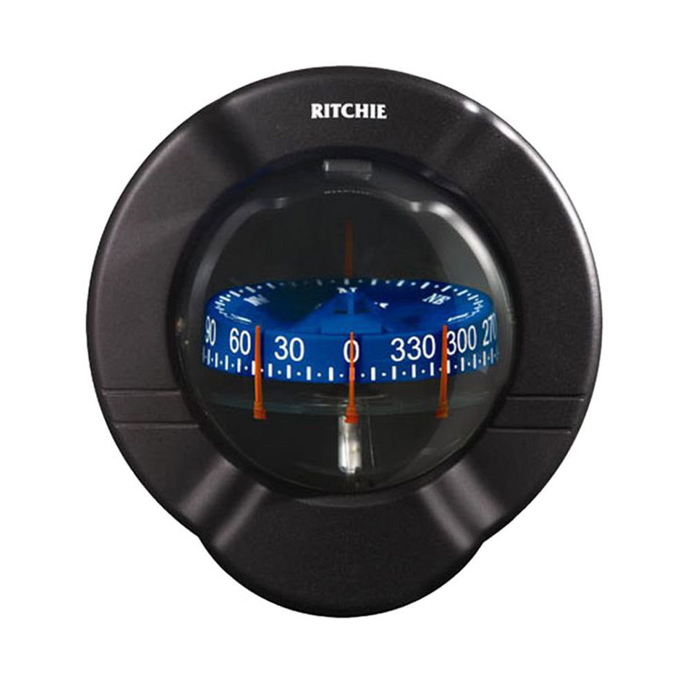 Ritchie SR2 Venture Sail Boat Compass  Bulkhead Mount  Black SR2