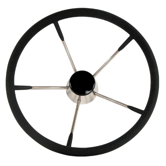 Whitecap Destroyer Steering Wheel  Black Foam 15 Diameter S9004B
