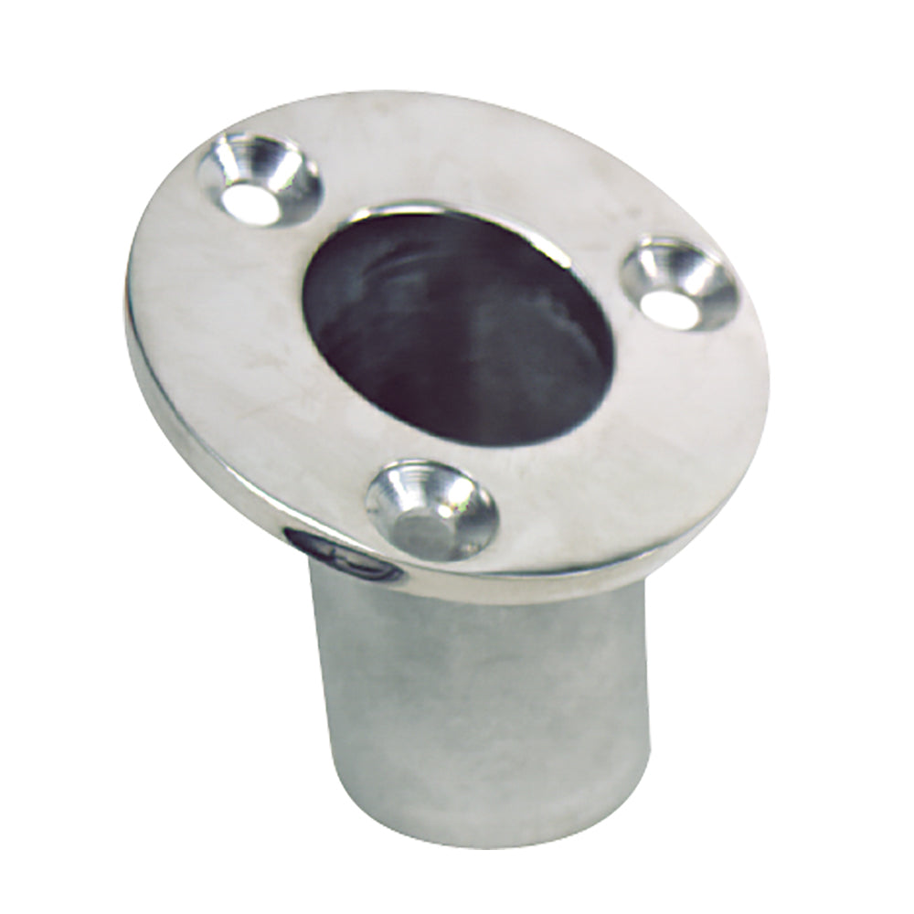 Whitecap Flush Mount Flag Pole Socket  Stainless Steel  114 ID 6170