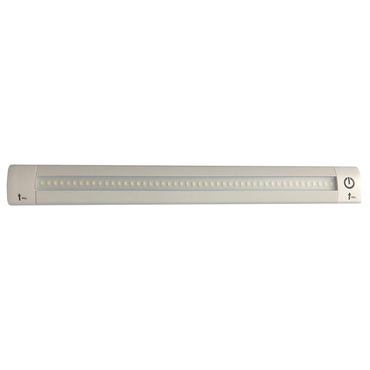 Lunasea LED Light Bar  BuiltIn Dimmer Adjustable Linear Angle 12 Length 24VDC  Warm White LLB32KW1100