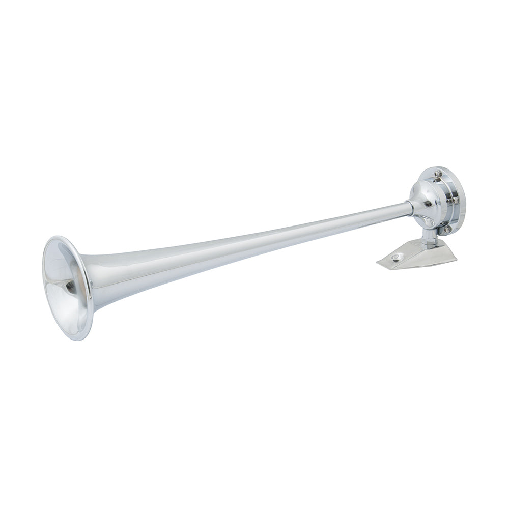 Marinco 12V Chrome Plated Single Trumpet Air Horn 10105