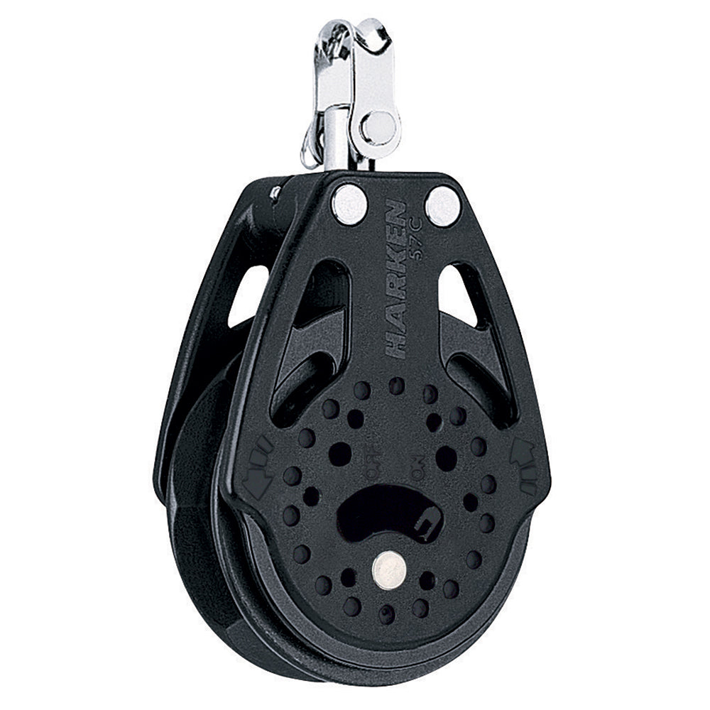 Harken 57mm Carbo Single Ratchet Block wSwivel 2135