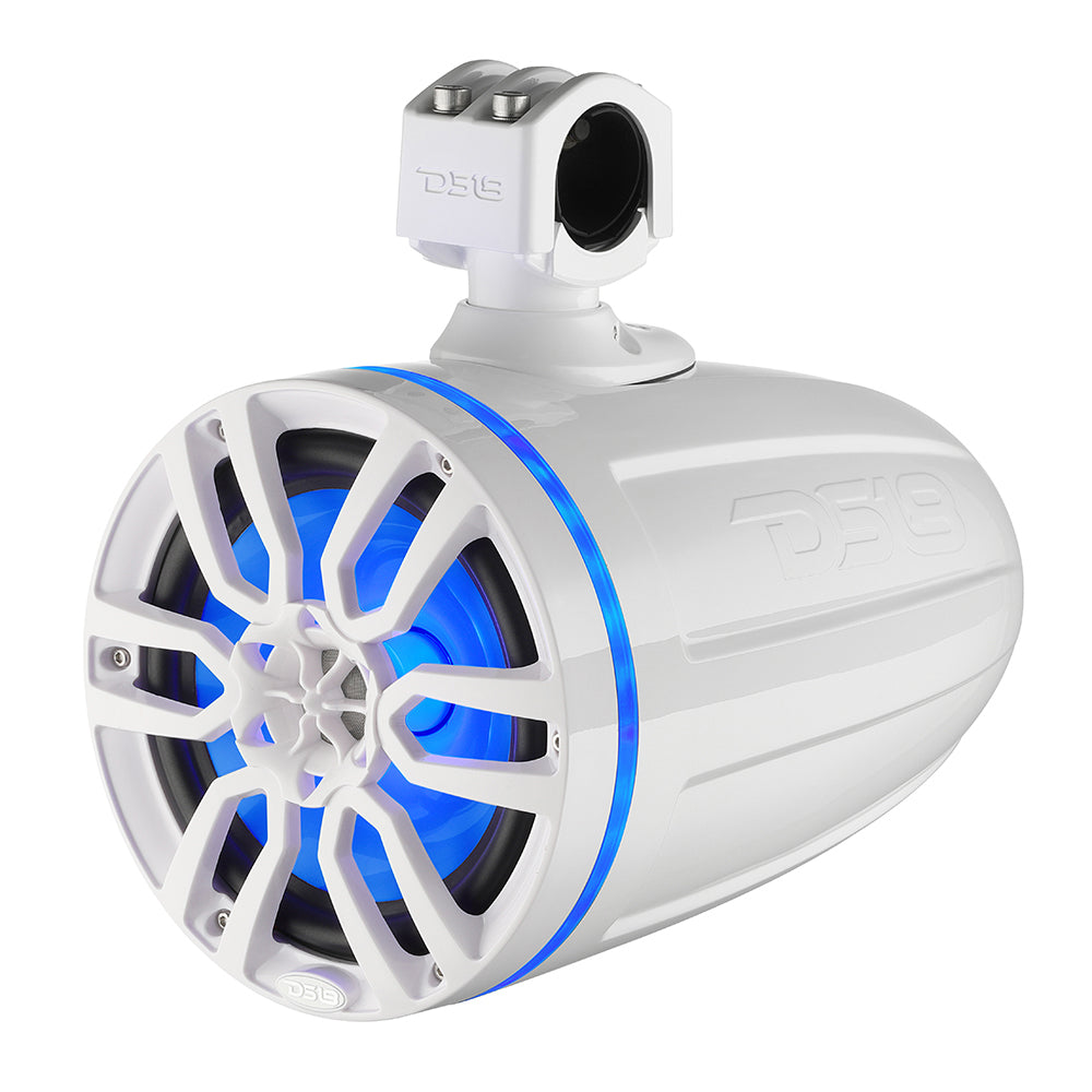 DS18 X Series HYDRO 65 Wakeboard Pod Tower Speaker wRGB LED Light  300W  White NXLX6TPWH