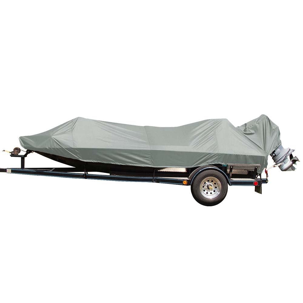 Carver PolyFlex II Extra Wide Series StyledtoFit Boat Cover f175 Jon Style Bass Boats  Grey 77817EF10