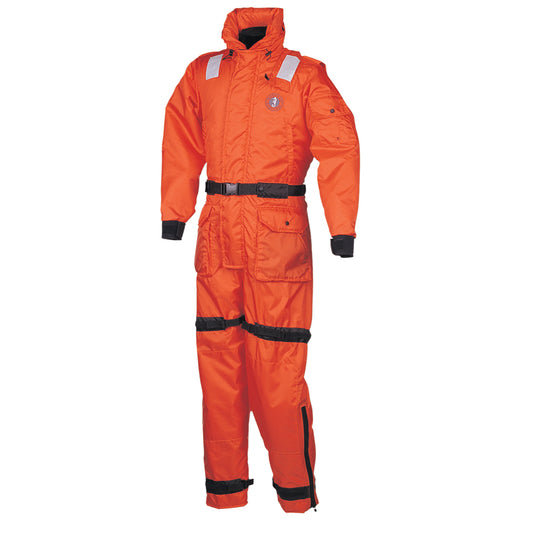 Mustang Deluxe AntiExposure Coverall  Work Suit  Orange  Medium MS21752M206