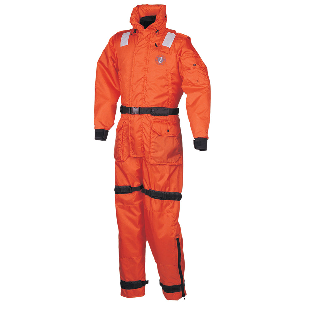 Mustang Deluxe AntiExposure Coverall  Work Suit  Orange  XL MS21752XL206