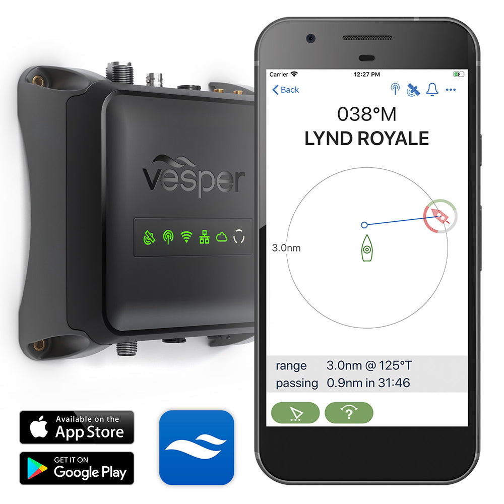 Vesper Cortex M1 Full Class B SOTDMA SmartAIS Transponder wRemote Vessel Monitoring  Works Worldwide 0100281520