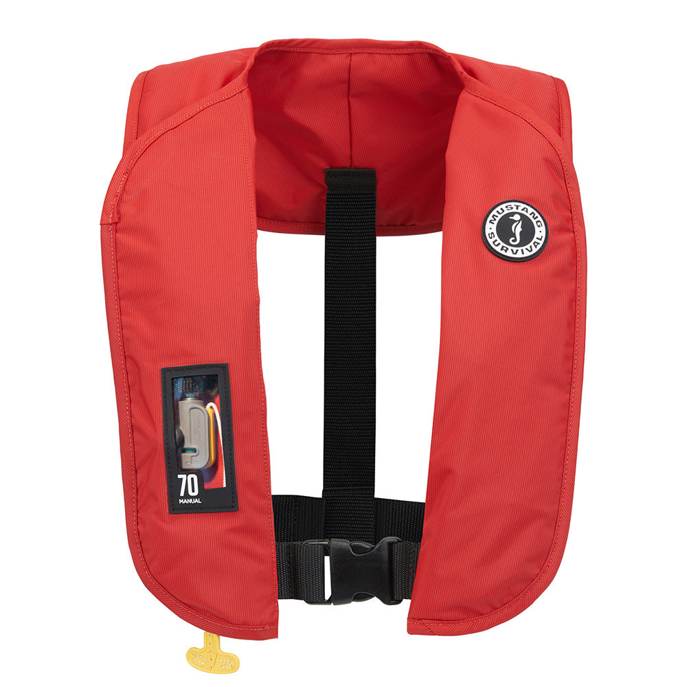 Mustang MIT 70 Manual Inflatable PFD  Red MD404140202